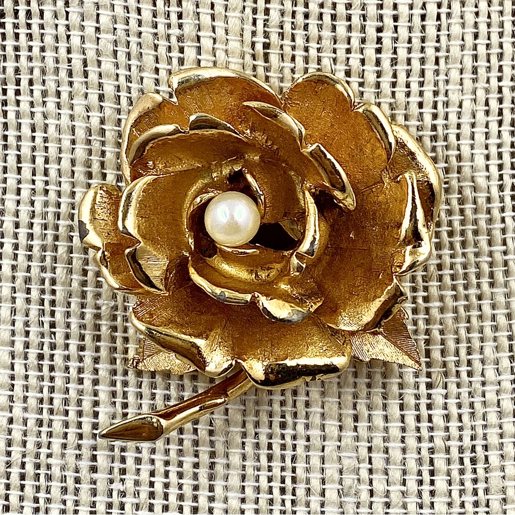 Vintage Marcel Boucher Rose Brooch